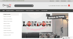 Desktop Screenshot of decoraonline.com.br